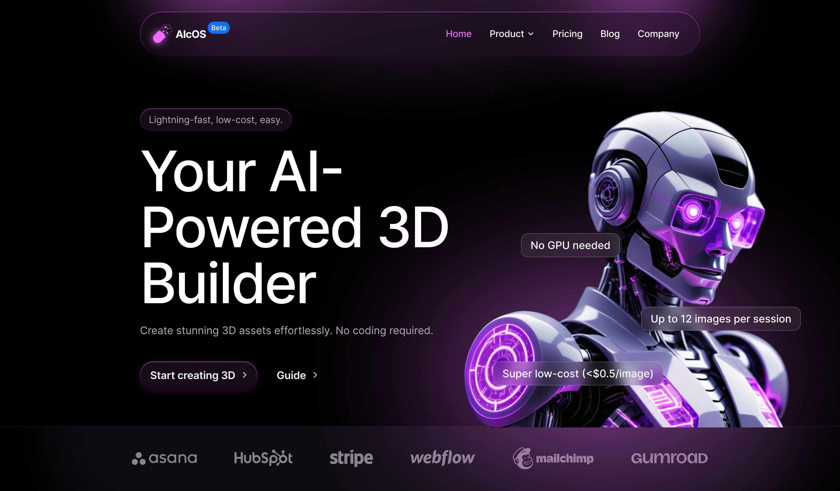AI powered builder website development